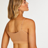 Strappy bralette, Beige