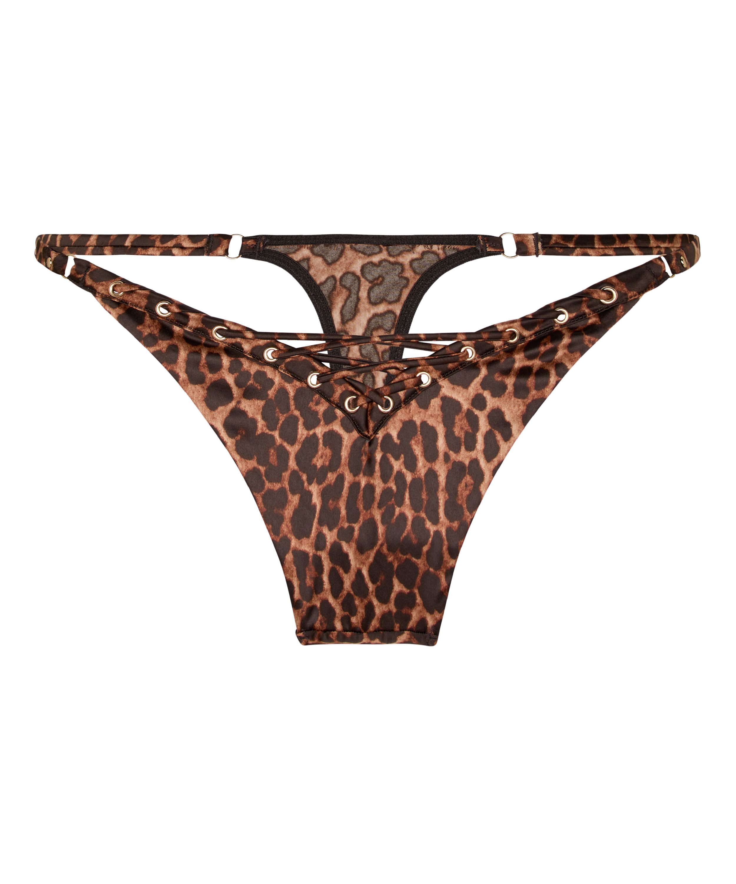Highleg Thong Quinn, Brown