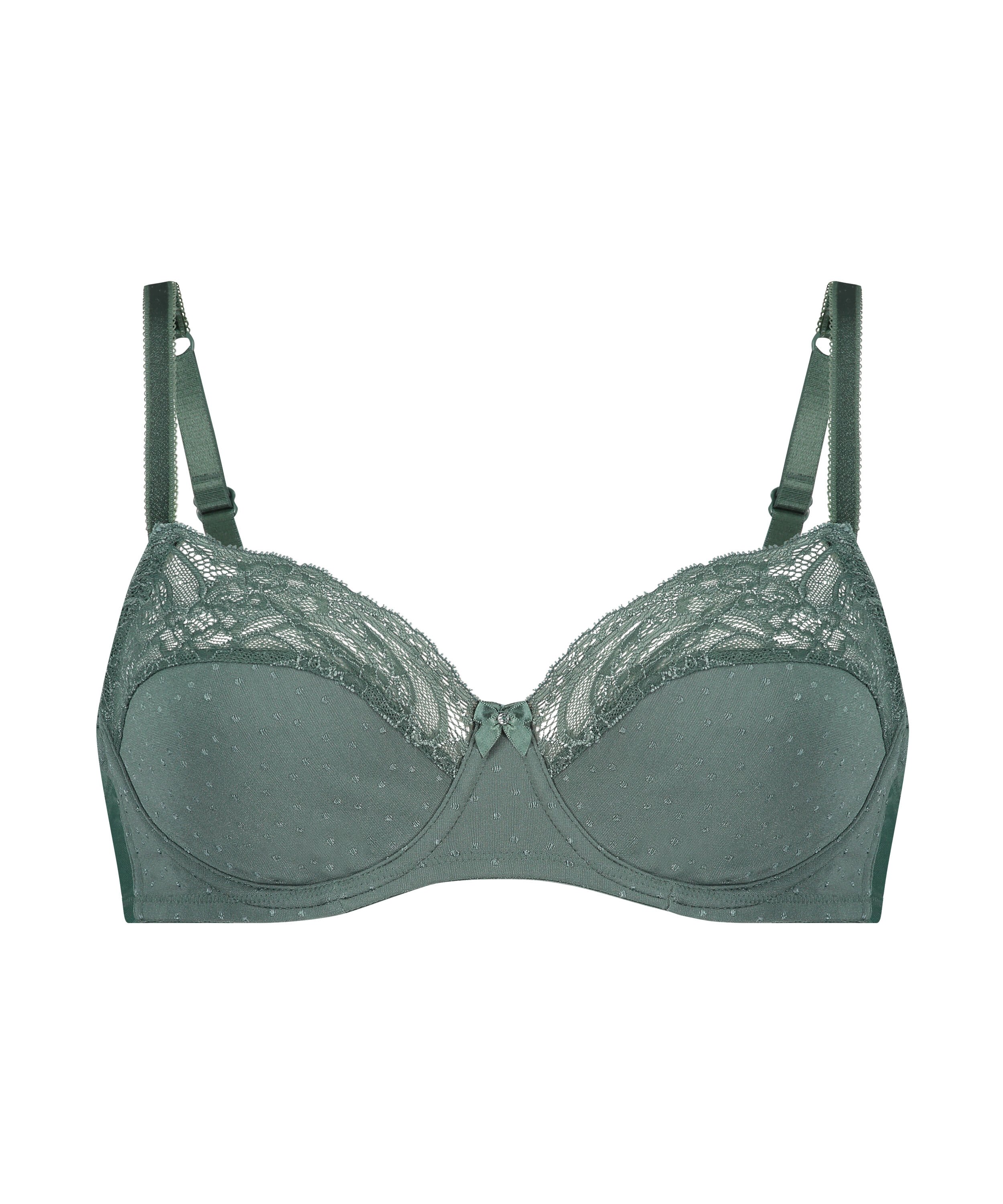 Sophie Non-Padded Underwired Bra, Green