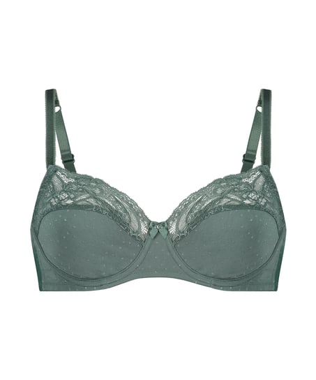 Sophie Non-Padded Underwired Bra, Green