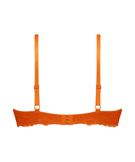 Marine Padded Underwired Bra, Orange