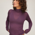 super soft Turtleneck shirt with Cashmere, Purple