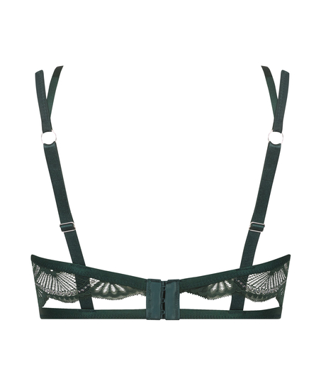 Lyra Non-Padded Longline Underwired Bra, Green