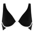Neoprene Bikini Top, Black