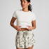 Pyjama Shorts, White