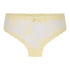 V-shaped Brazilian knickers mesh, Yellow