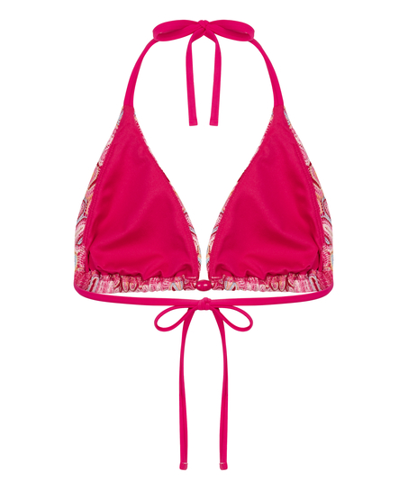 Cali Triangle Bikini Top, Pink