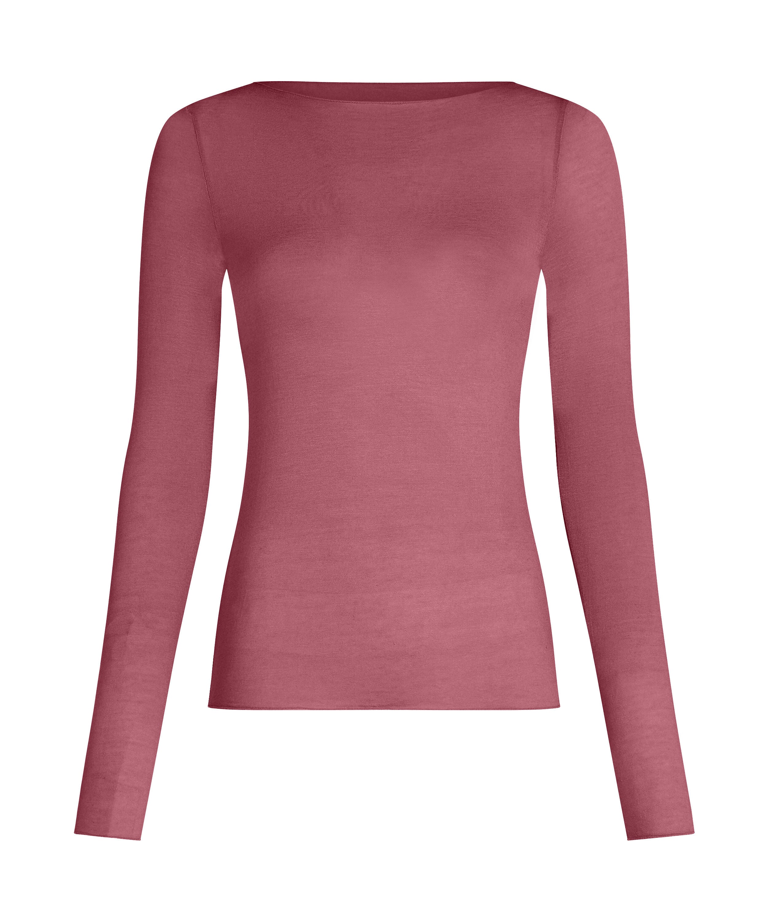 super soft Boatneck shirt with Cashmere, Purple