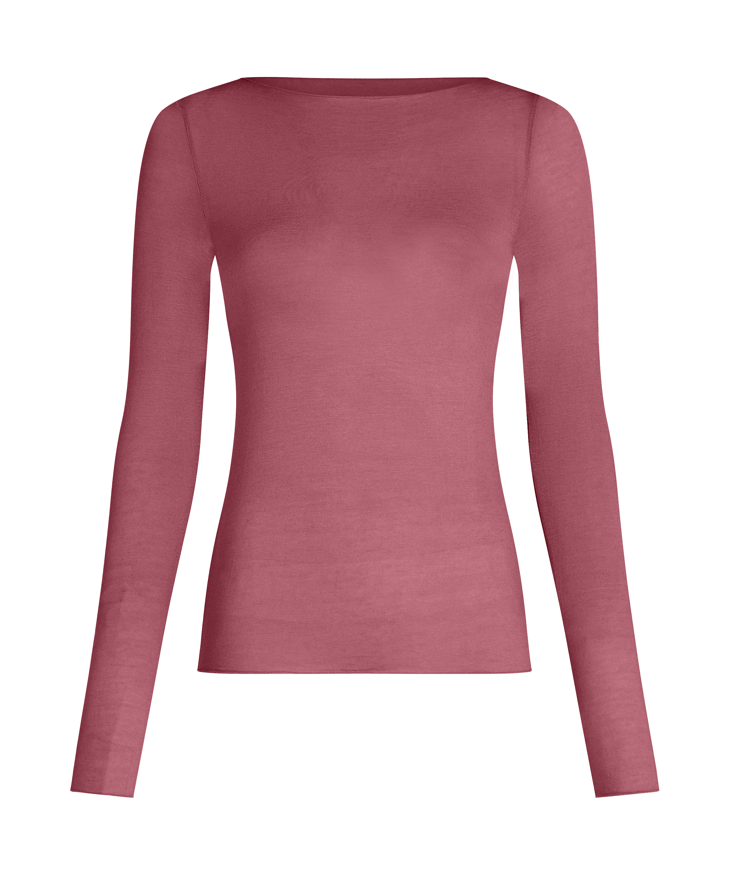 super soft Boatneck shirt with Cashmere, Purple, main