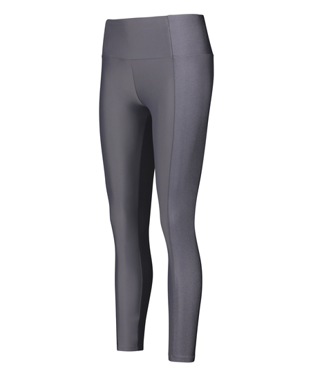 HKMX High waisted sports leggings Shine On, Gray