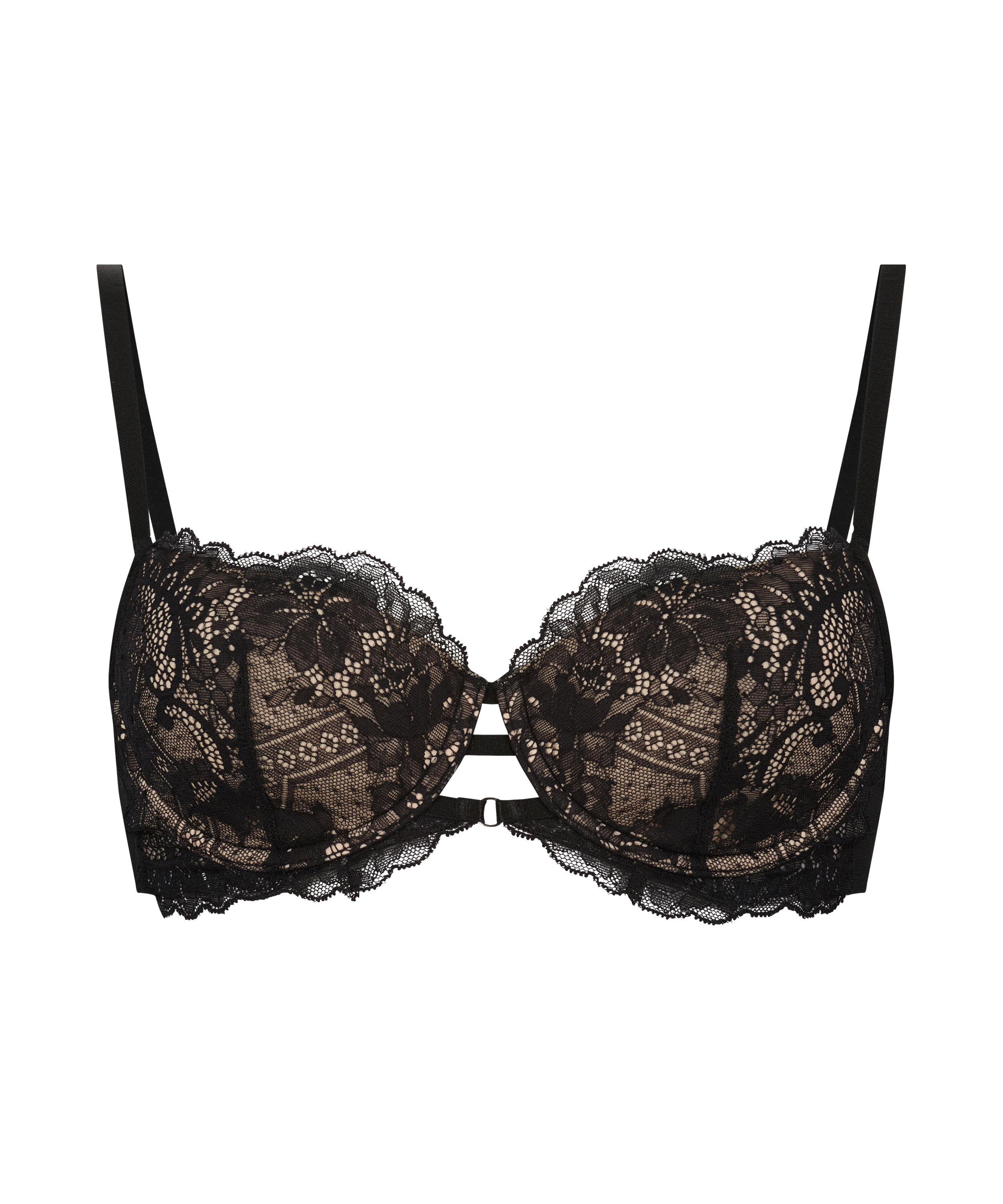 Josefina Padded Underwired Bra, Black, main