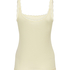 Pointelle Singlet, Yellow