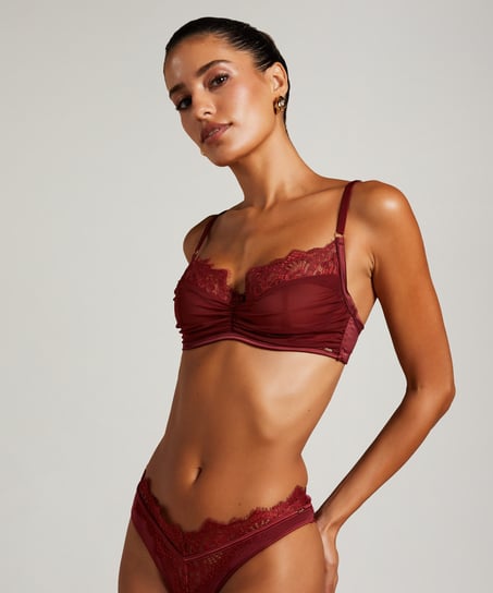 Zoe Non-Padded Underwired Bra, Red