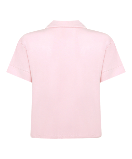 Essential Jersey Short-Sleeved Jacket, Pink
