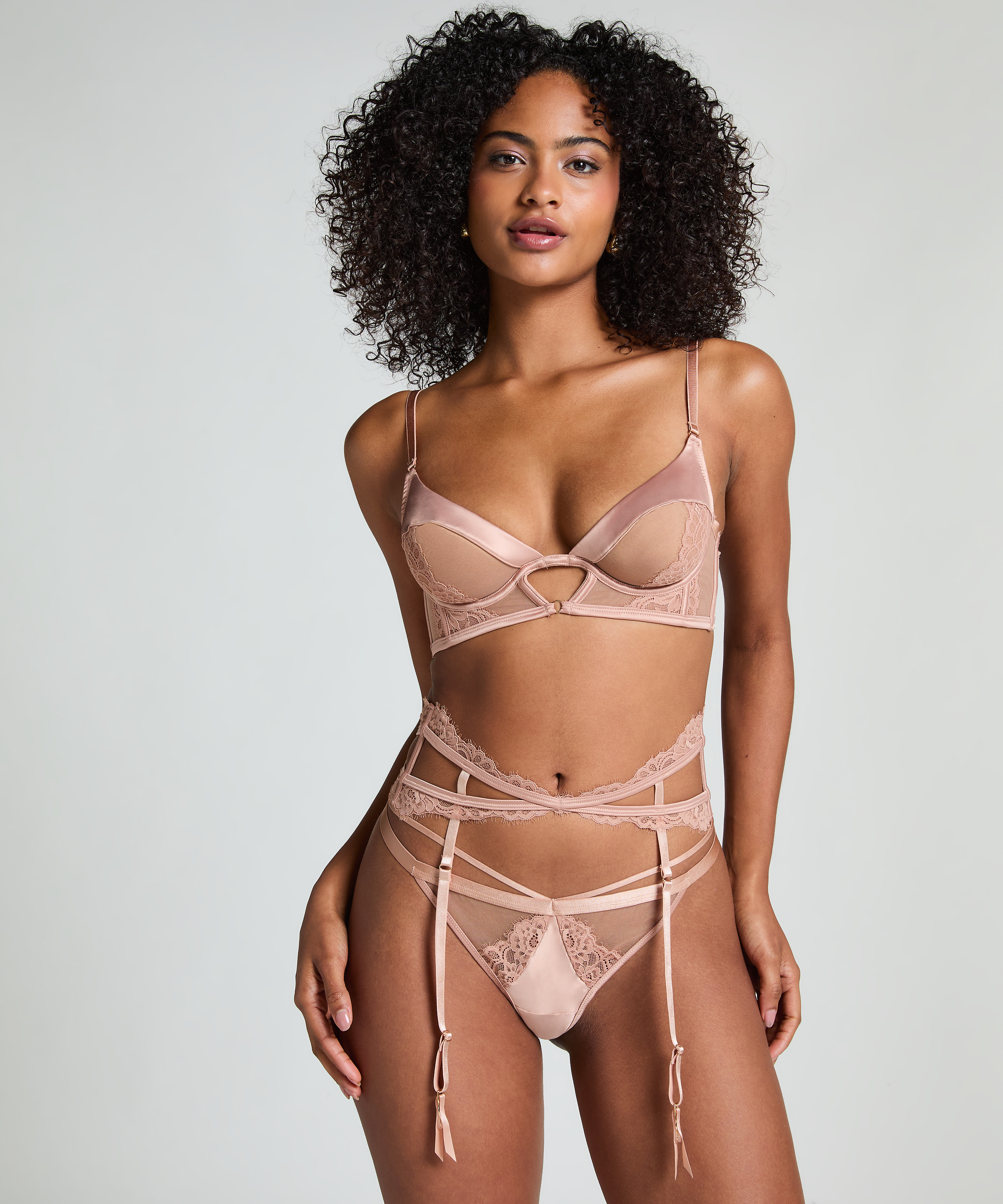 Nisha Suspenders, Beige, main