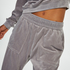 Tall Velours Jogging Bottoms, Gray