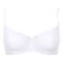 Cotton Padded Underwired Bra, White
