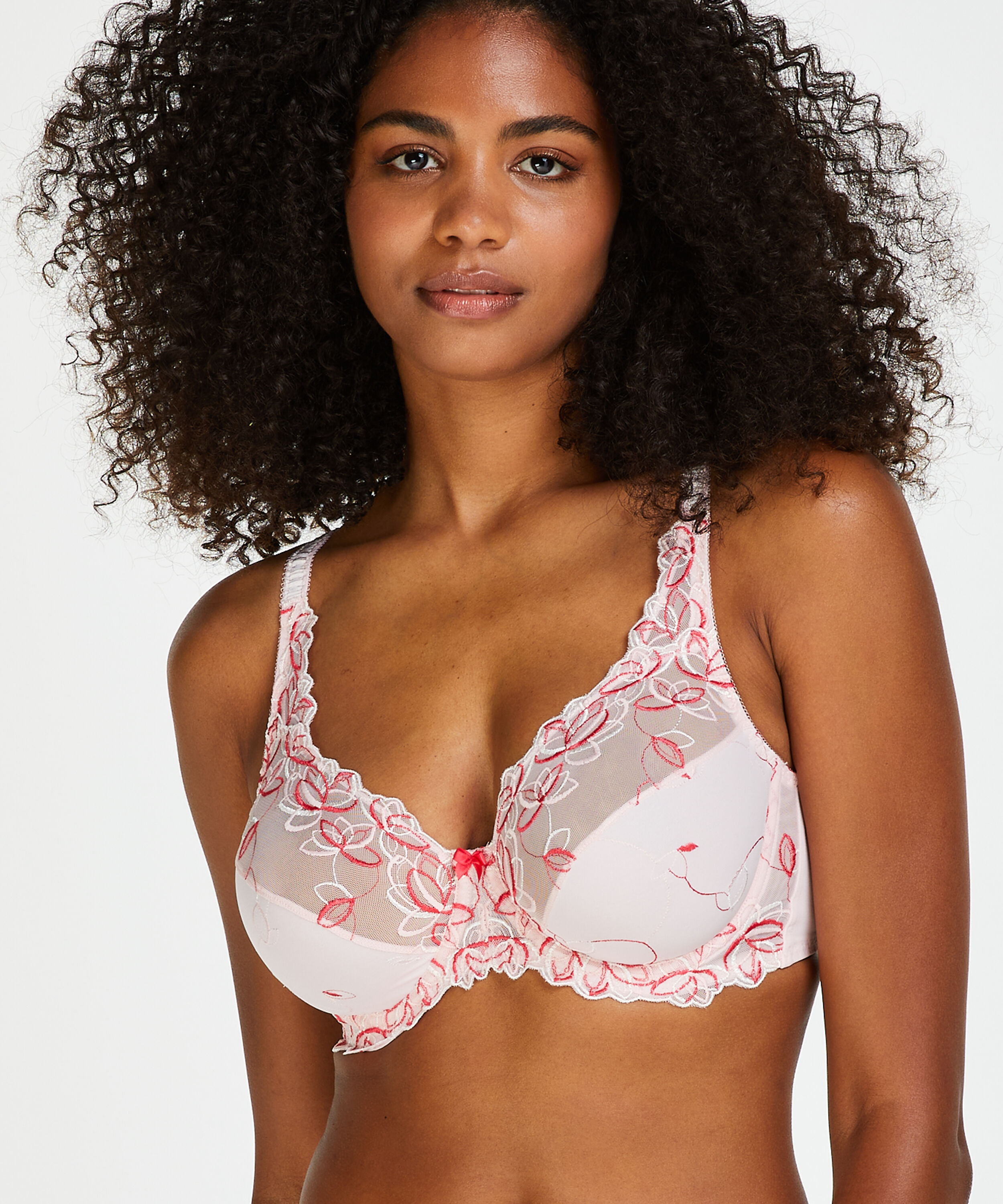 Diva Non-Padded Underwired Bra, Pink