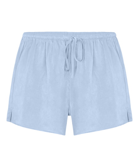 Ayla Satin Shorts, Blue