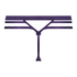 Mitzy thong, Purple