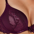 Macy padded underwired maximizer bra, Purple