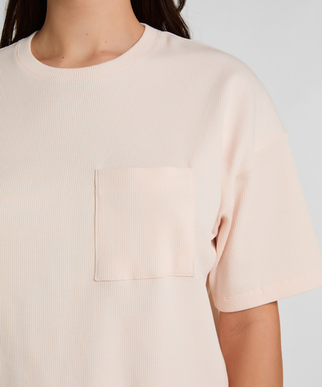 Pyjama Top Waffle, Pink