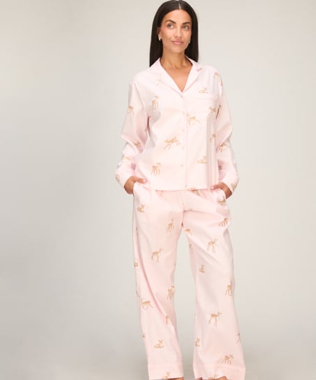 Pant Woven Deer, Pink