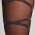 15 Denier Tights Criss Cross Lurex, Black