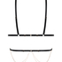 Chain Top Bralette, Black