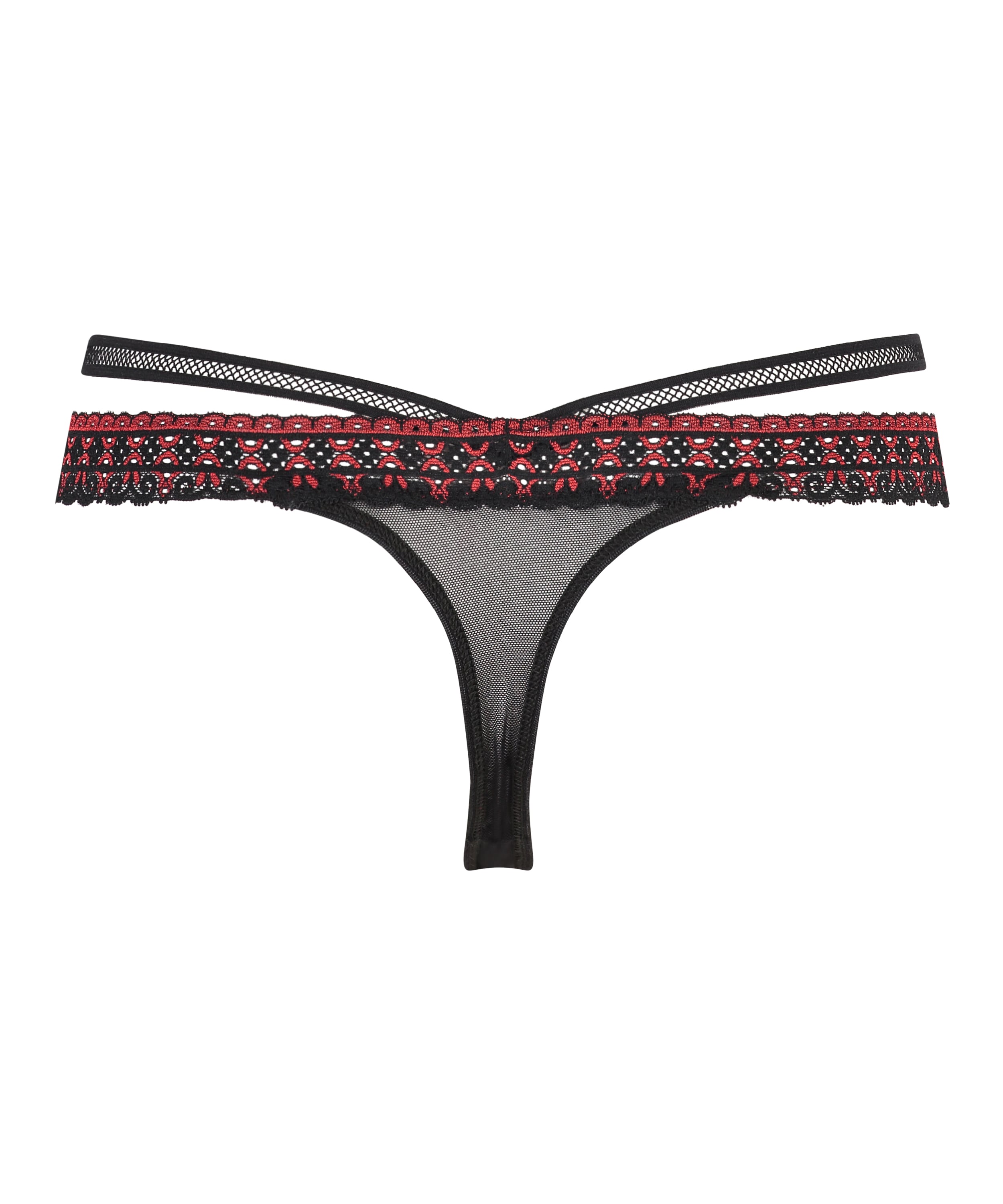 Cantaine low thong, Black, main