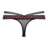 Cantaine low thong, Black