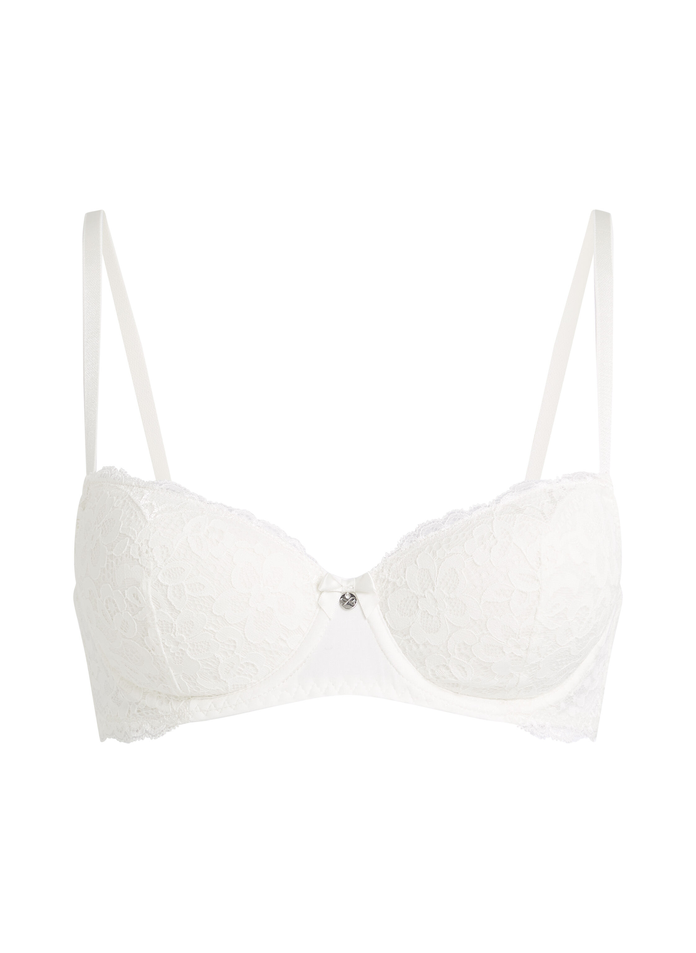 Marine Padded Underwired Bra, White