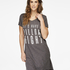Nightshirt V-neck, Gray