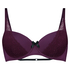 Selene padded underwired bra, Purple
