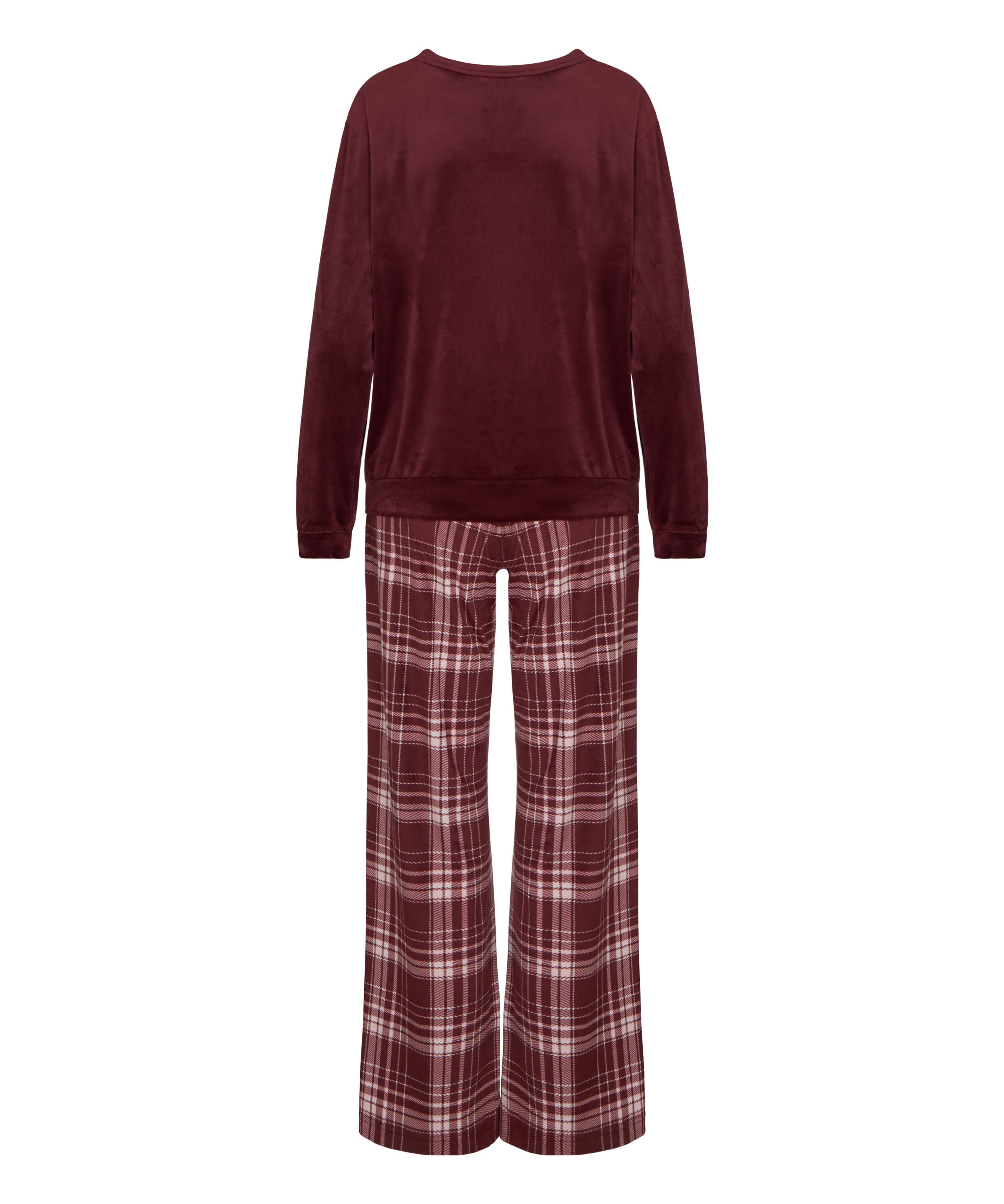 Pyjama Set Velours, Purple, main