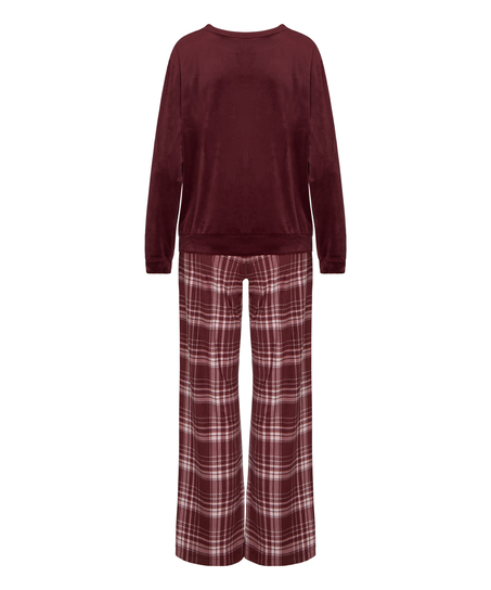 Pyjama Set Velours, Purple