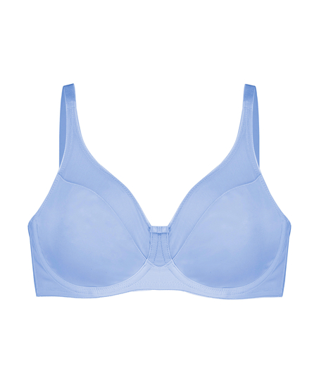 Nina Non-Padded Underwired Minimizer Bra, Blue