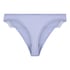 Lace & Shine Thong, Purple