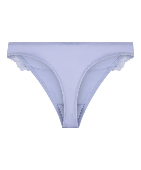 Lace & Shine Thong, Purple