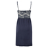 Modal Lace Slip Dress, Blue