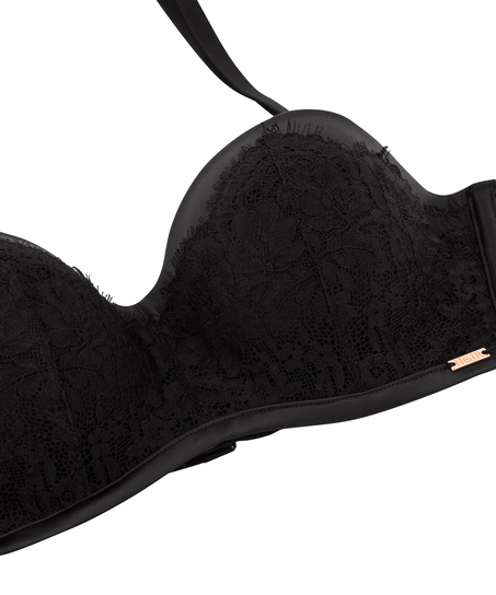 Chalice Padded Strapless Underwired Bra, Black