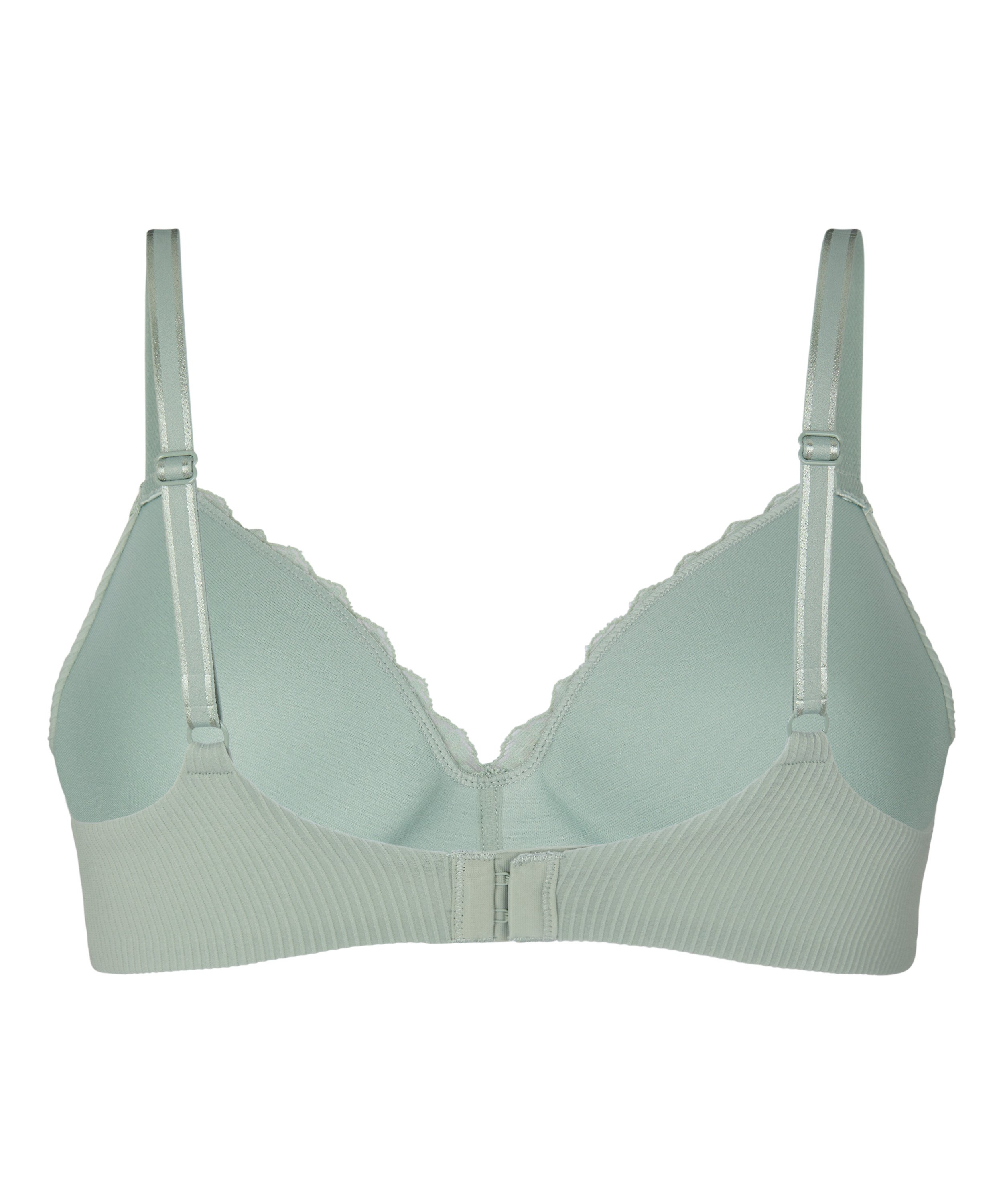 Lola Padded Non-Wired Bra, Green, main
