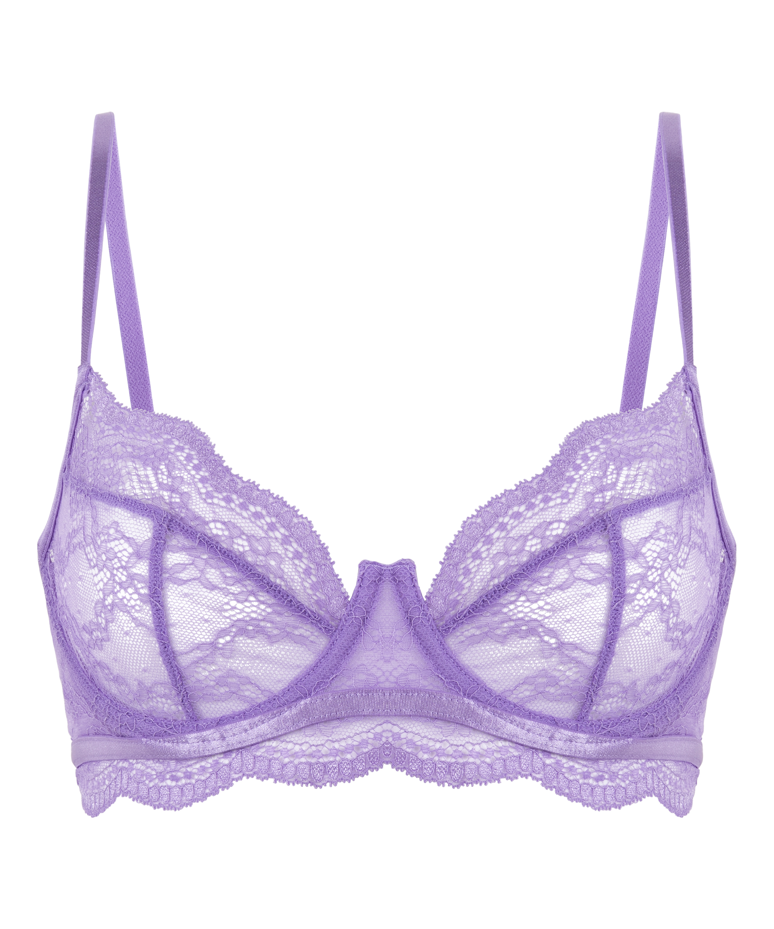 Isabelle Non-Padded Underwired Bra, Purple, main