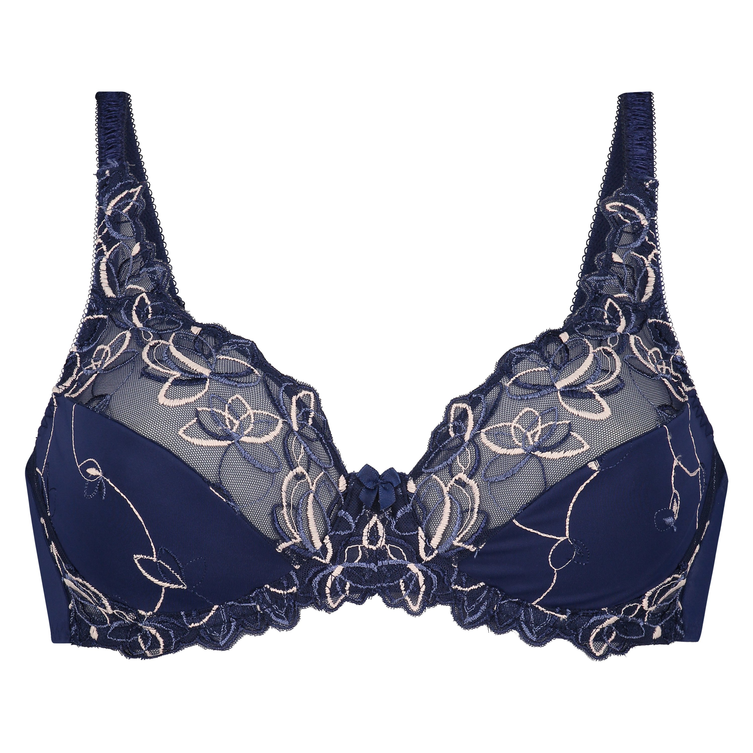 Diva Non-Padded Underwired Bra, Blue, main