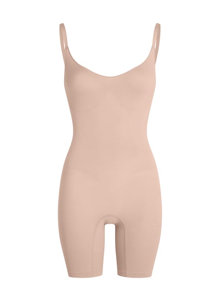 Seamless Enhancing Thigh Slimmer, Beige