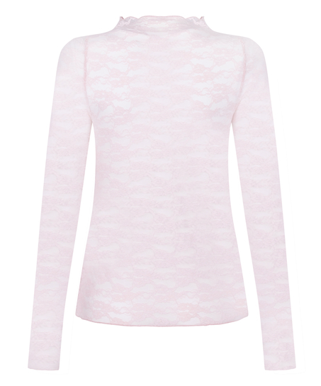 Top Allover Lace, Pink