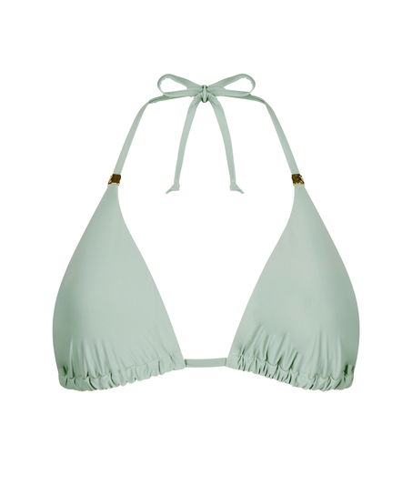 Triangle Bikini Top Luxe, Green
