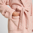 Soft Fleece Bathrobe, Pink