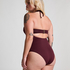 Neoprene Bandeau Bathinsuit, Purple