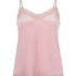 Velours Lace Cami Top, Purple